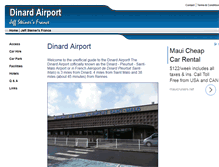 Tablet Screenshot of dinardairport.net